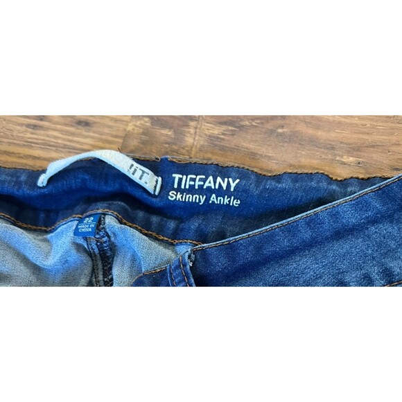 ! IT Tiffany Skinny Ankle Jegging SZ 22 Unhemmed - Picture 3 of 4